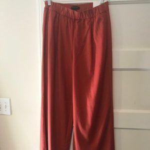 Pumpkin Ann Taylor flowy pants
